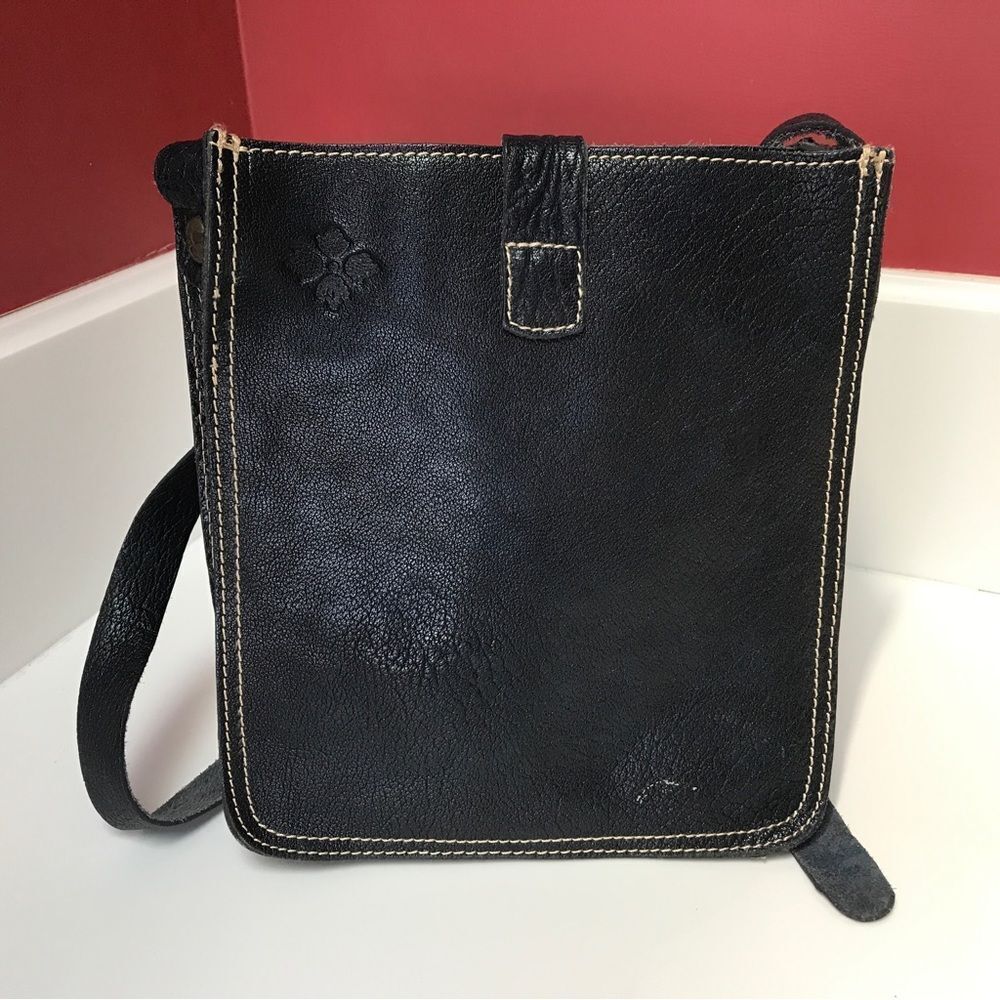 Patricia Nash Leather Dark Blue Leather Crossbody Bag - Picture 6 of 11